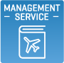 Airline management icon